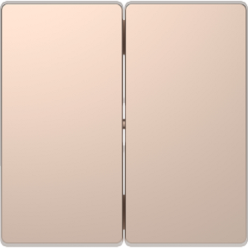 Лицевая панель Schneider Electric Merten D-Life для 2-кл. выключателя шампань картинка